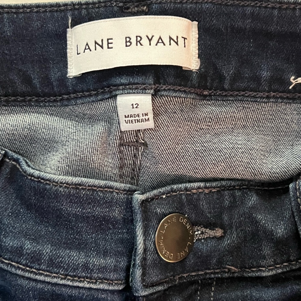 Lane Bryant Dark Blue Denim Jeans